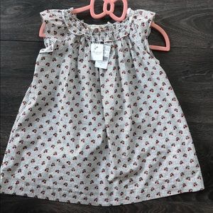 Bonpoint cherry print dress size 2